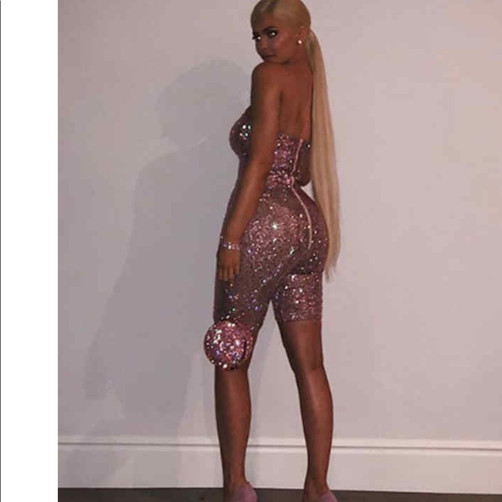Sequin Romper - based on Kylie Jenners 21s bday! - Picture 4 of 6